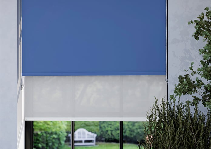 Rimini (Blackout), Cobalt & Optima Tide - Double Roller Blind - Image 5